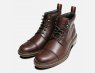 Military Style Thomas Partridge Mens Boots in Brown