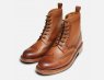 Tan Goodyear Welted Wingtip Brogue Country Boots