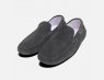 Mid Grey Suede Driving Shoe Loafers