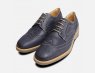 Navy Blue Mens Brogues Rubber Sole Anatomic Shoes