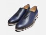 Navy Blue Wholecut Oxford Shoes by Anatomic & Co