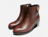 Coffee Brown Tommy Hilfiger Parson Buckle Boots