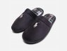 Ralph Lauren Navy Blue Slippers with White Polo Logo