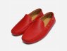 Arthur Knight Red Leather Italian Driving Shoe Moccasins