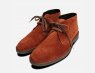 Rust Suede Italian Mens Designer Desert Boots