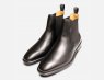 Steptronic Square Toe Designer Black Mens Chelsea Boots