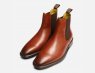 Steptronic Square Toe Designer Tan Chelsea Boots