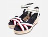 Tommy Hilfiger Red White & Blue Iconic Elba II Wedge Sandal