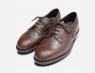 Trickers Brown Two Tone Deerskin Brogue Shoes with Dainite Sole