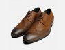 Tan Nubuck Waxy Lace Up Shoes for Men by Designer Brand Exceed