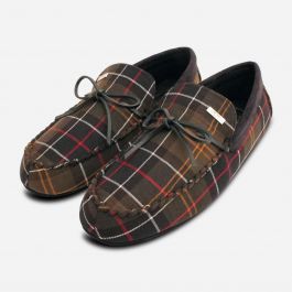 Barbour Classic Tartan Indoor Luxury Moccasin Slipper