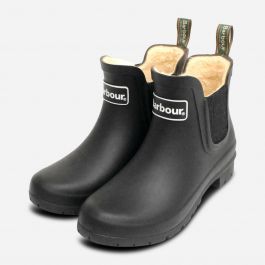 Ladies fur on sale lined wellington boots