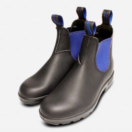 Ladies Blundstone 515 Ankle Chelsea Boots in Black Blue