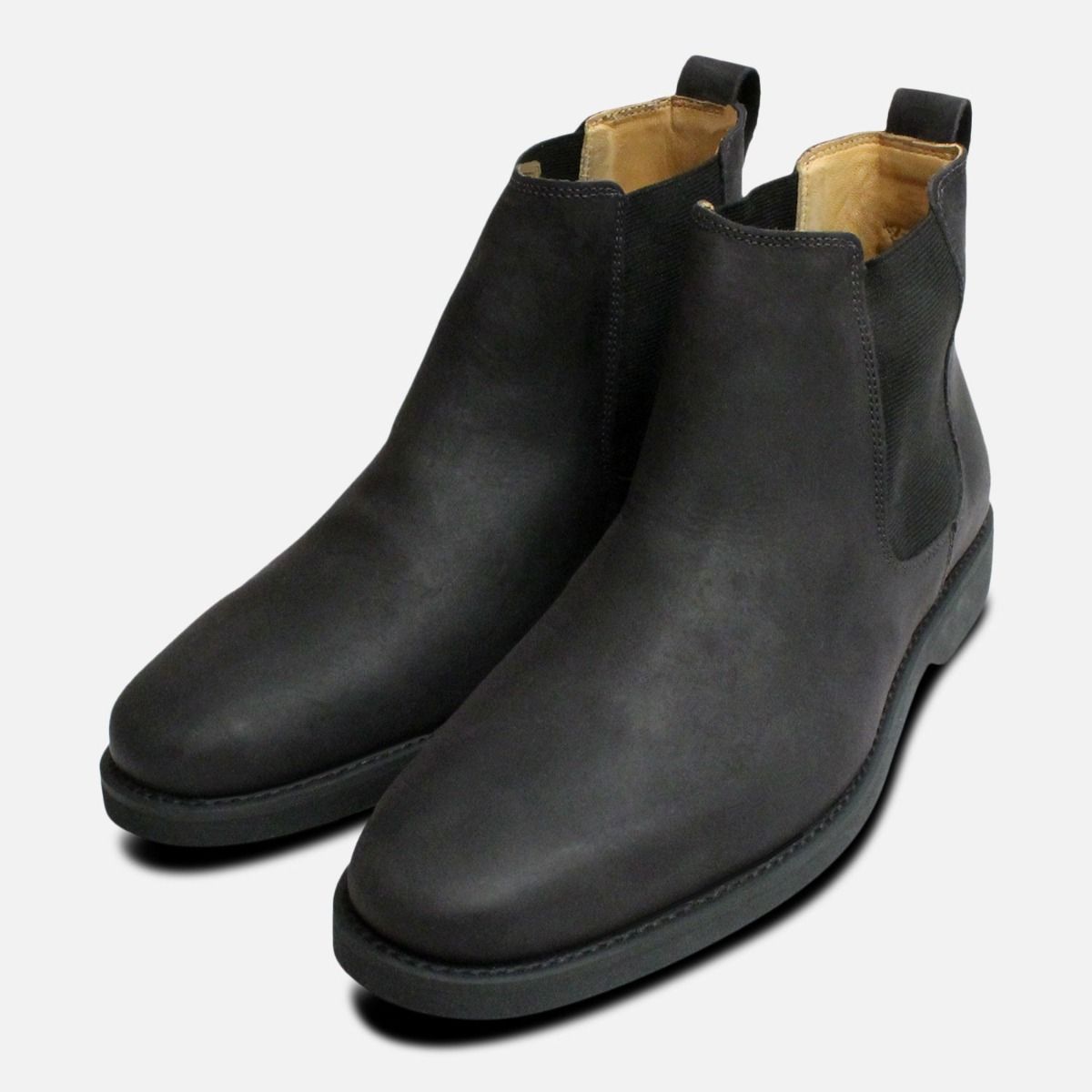 MENS ANATOMIC & CO SLIP ON SMART ELASTICATED GUSSET CHELSEA ANKLE BOOTS NATAL