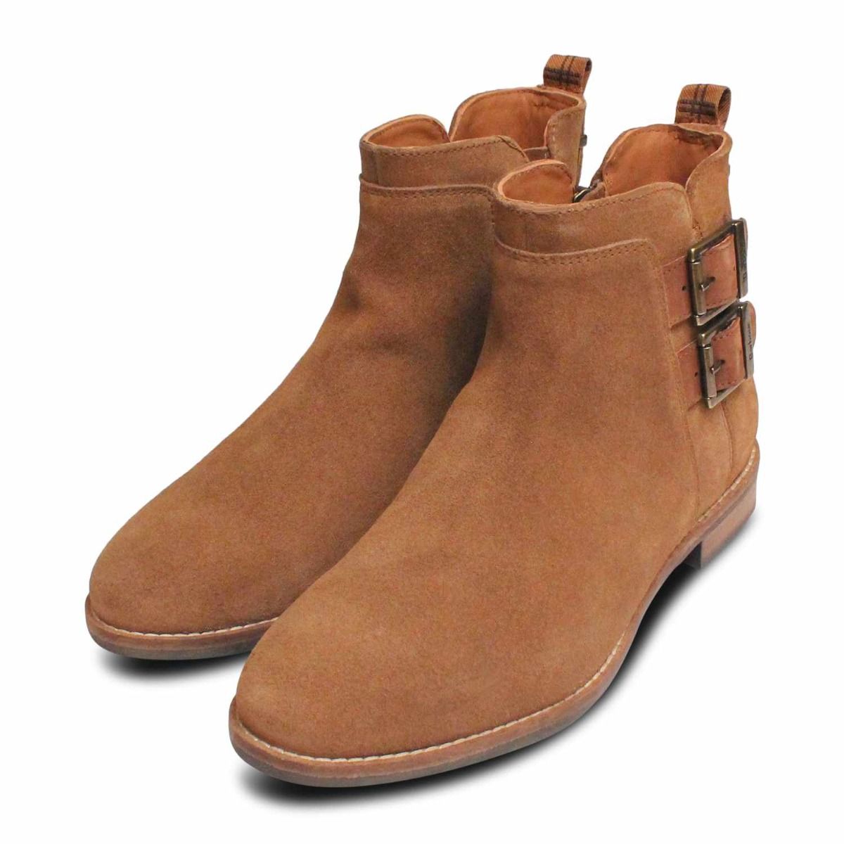 Suede buckle boots cheap
