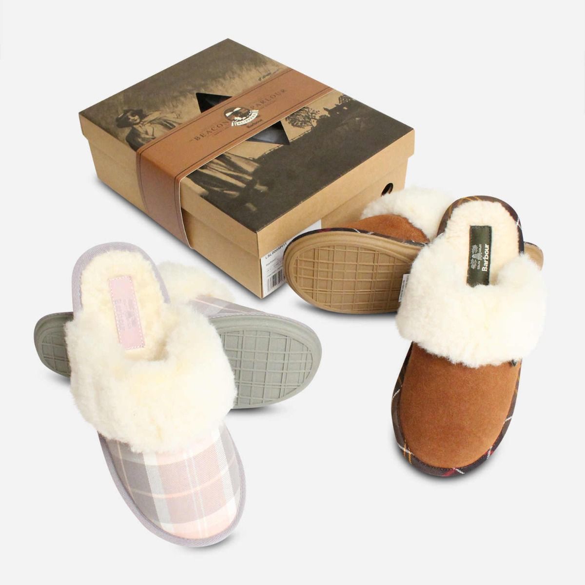 Barbour lydia mule online slippers