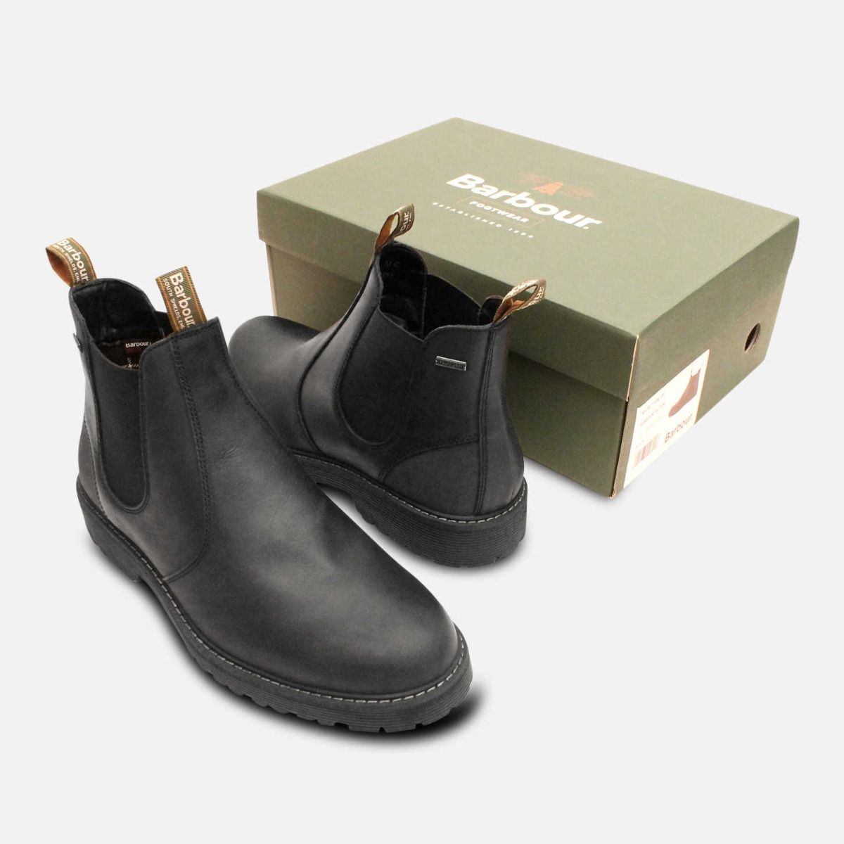 Black barbour chelsea boots best sale