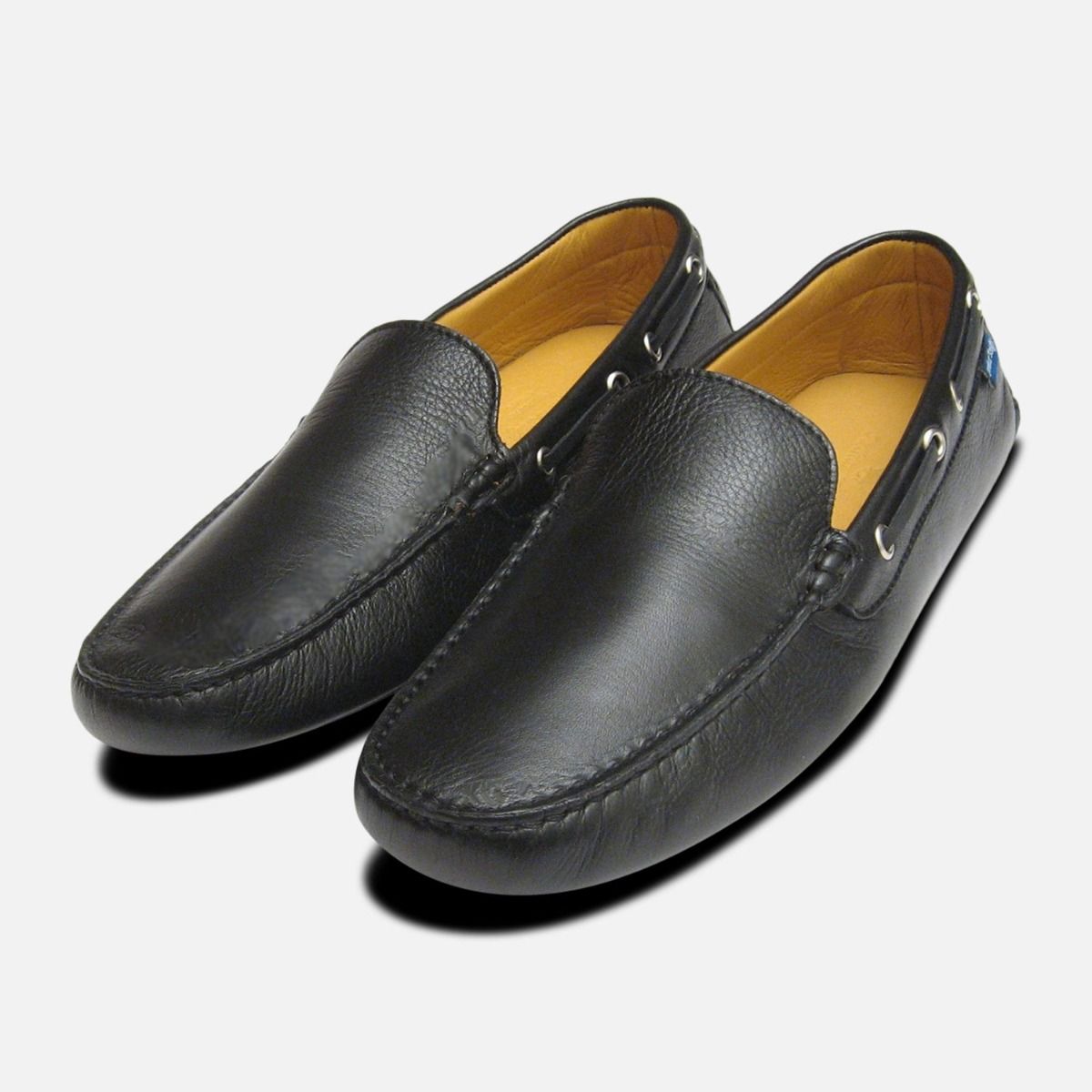 Mens Lucini Penny Loafer Slip On Italian Leather Smart Driving Shoes Casual Size 