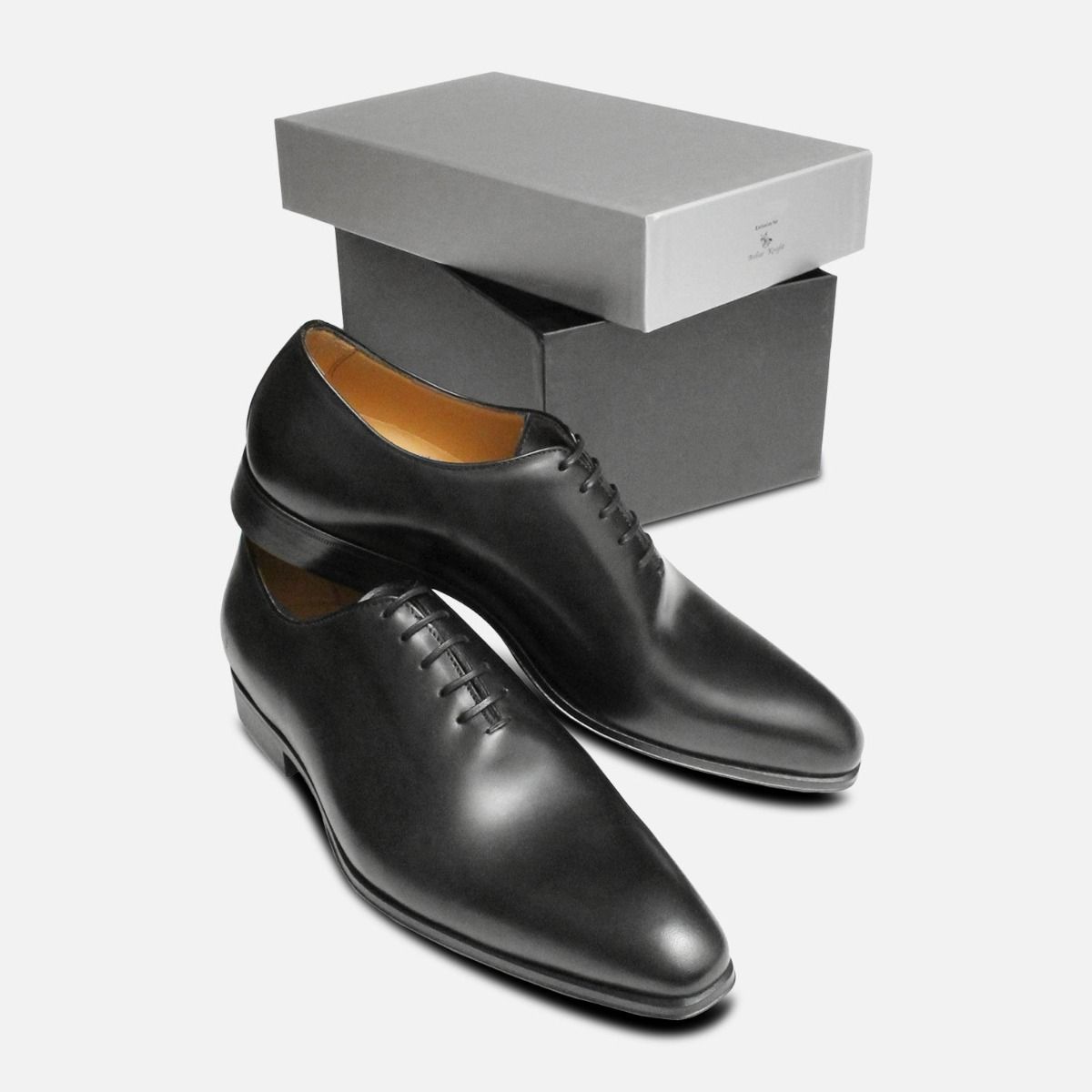 Black sales wholecut oxfords