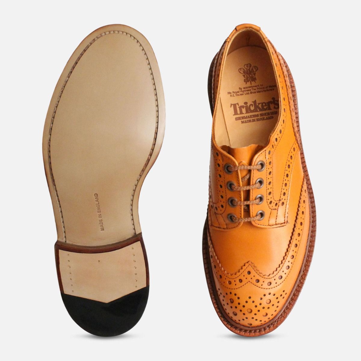 Trickers Bourton Acorn Brogue Shoes