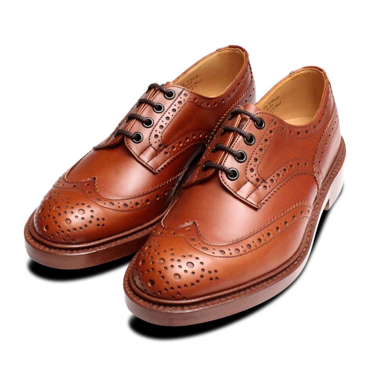 Trickers Bourton Marron Brogue Shoes