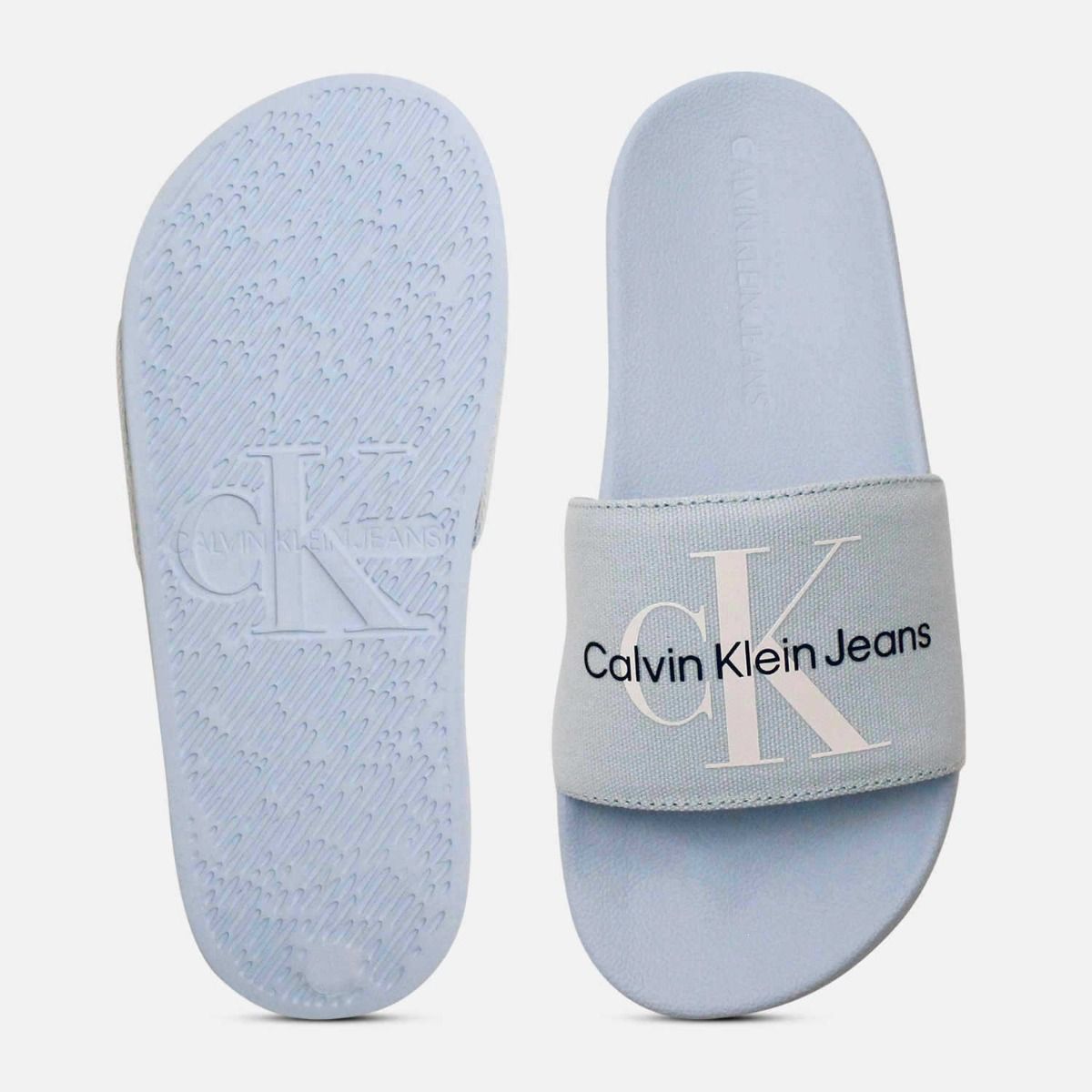 Calvin Klein Designer White Womens Chantal Slider Sandals