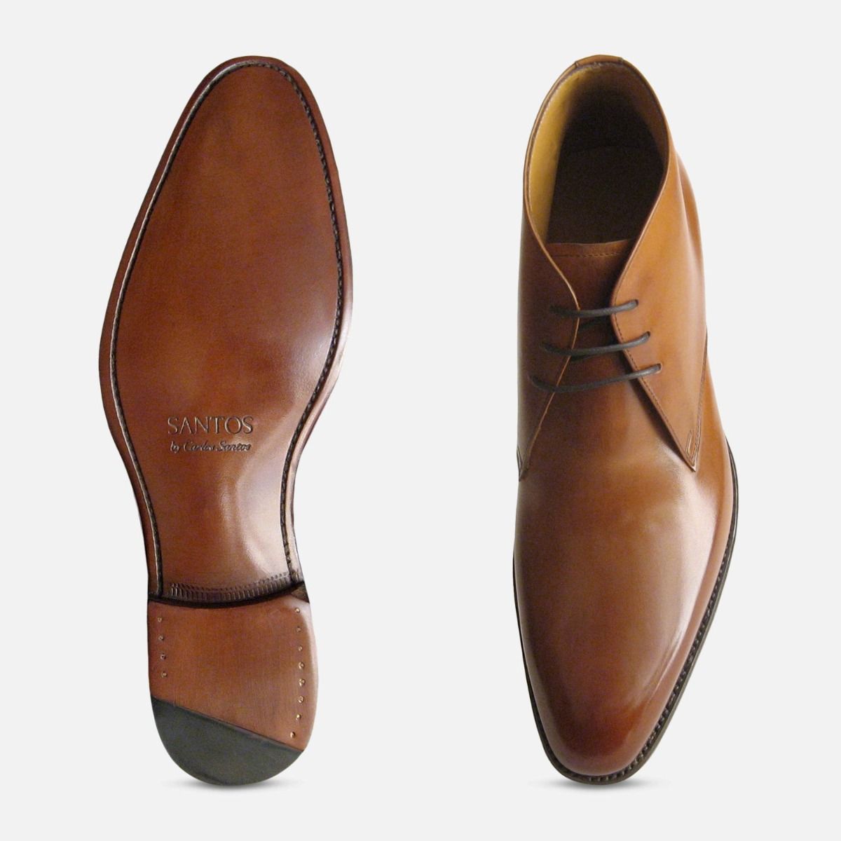 Royal Mahogany Chukka Boots Carlos Santos Shoes