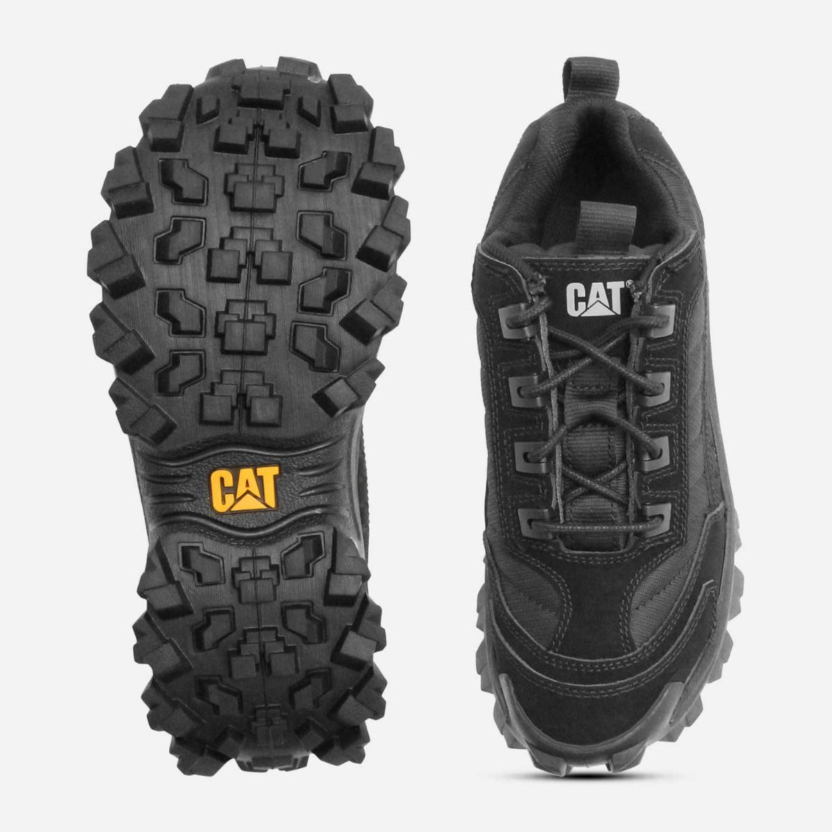 Jet Black Mens CAT Chunky Intruder Training Shoes