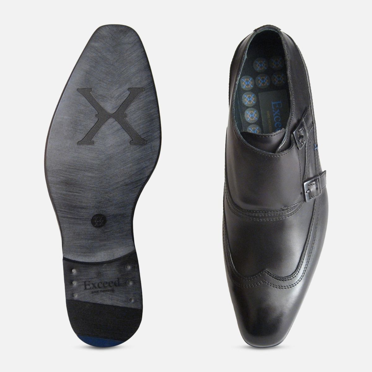 Designer black dress shoes best sale