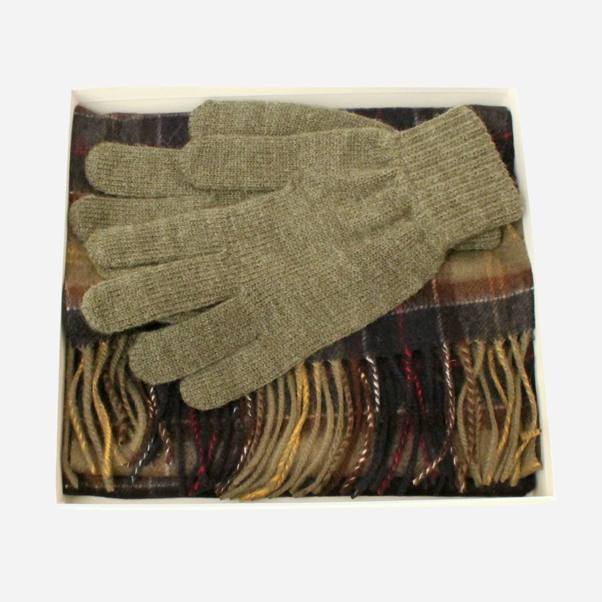 Mens barbour scarf and glove gift set online