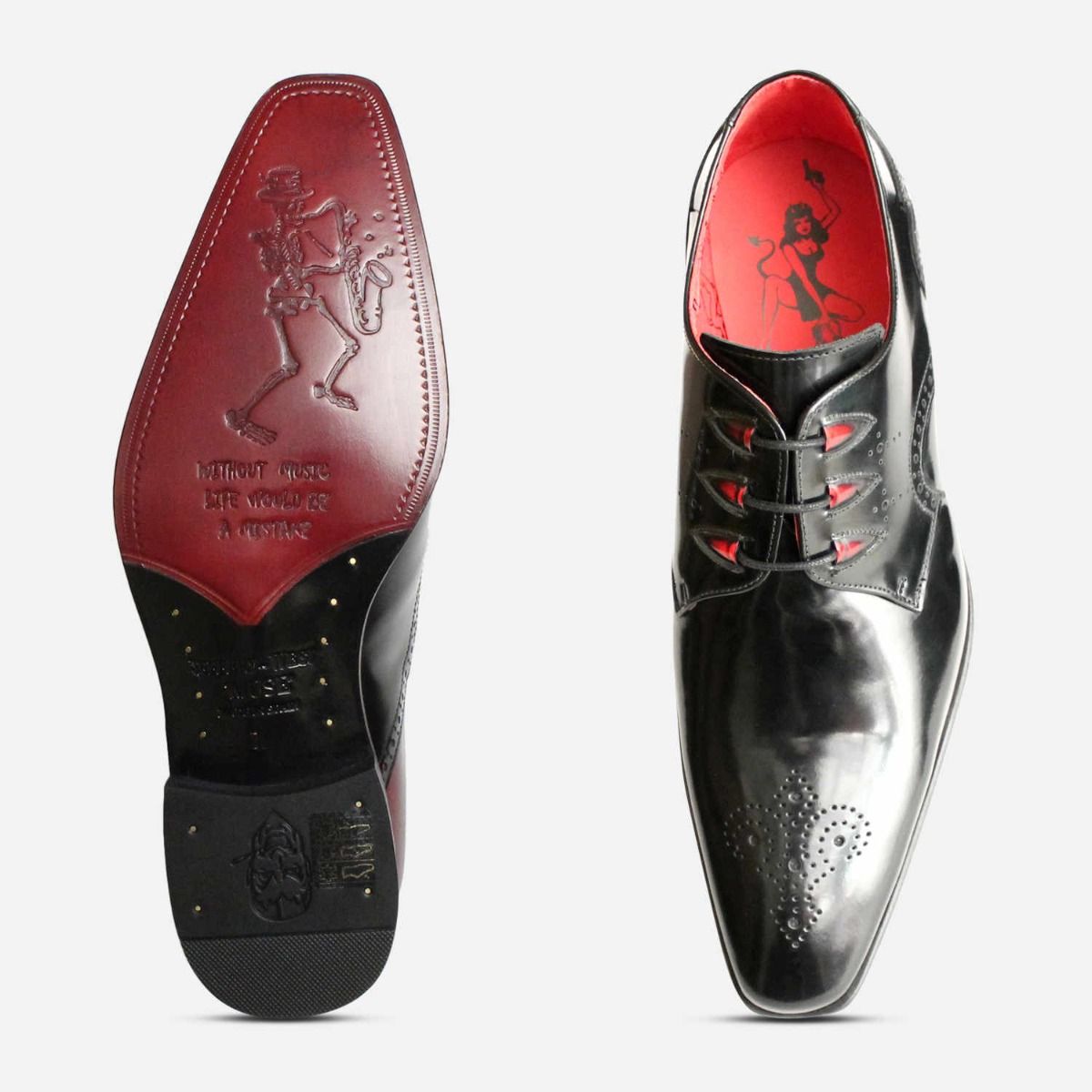 Jeffery West Jeffferey West Boots Size 7 EU 41 Black Leather Lined Men's Designer Shoes 