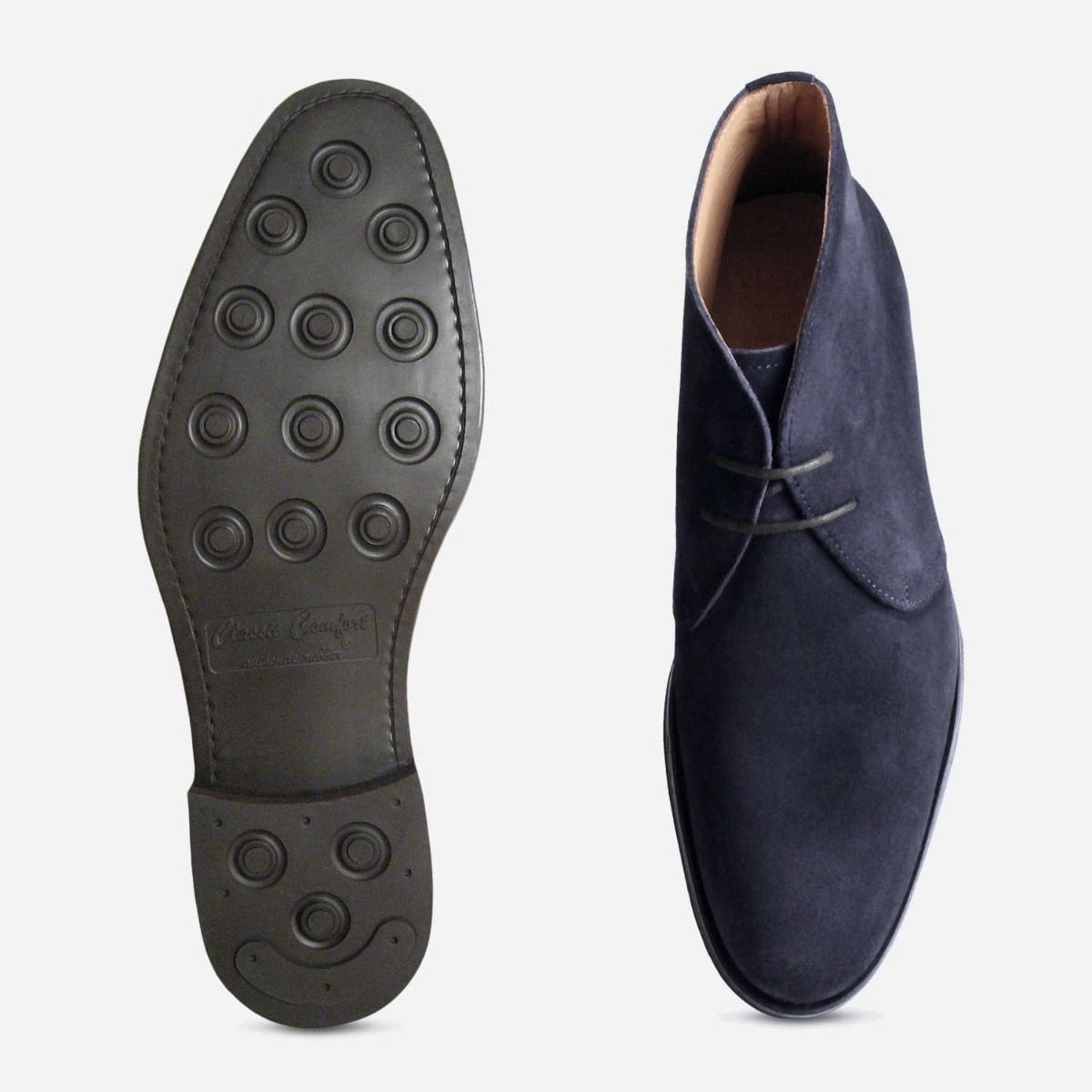 Mens navy suede chukka on sale boots