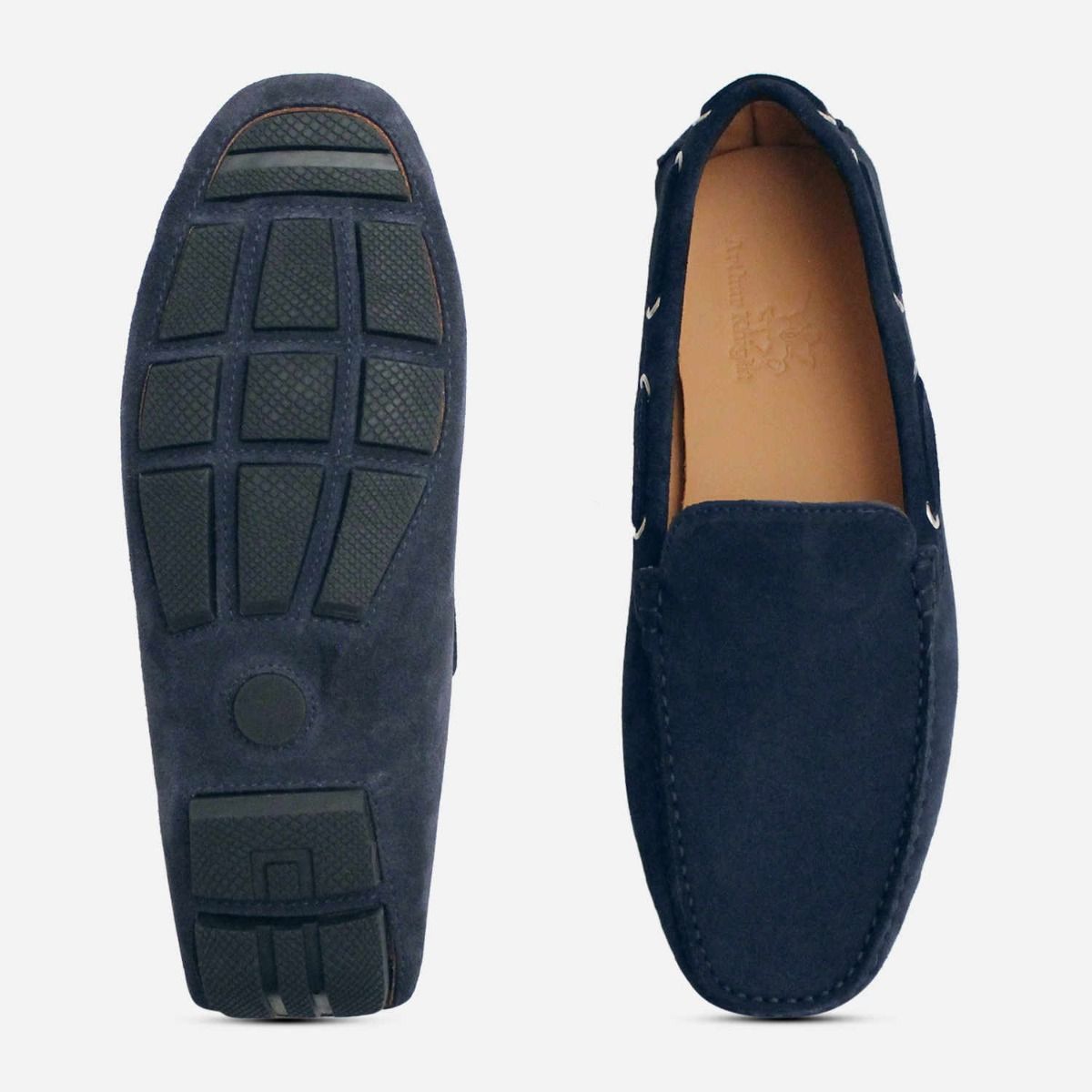 Navy sales blue moccasins