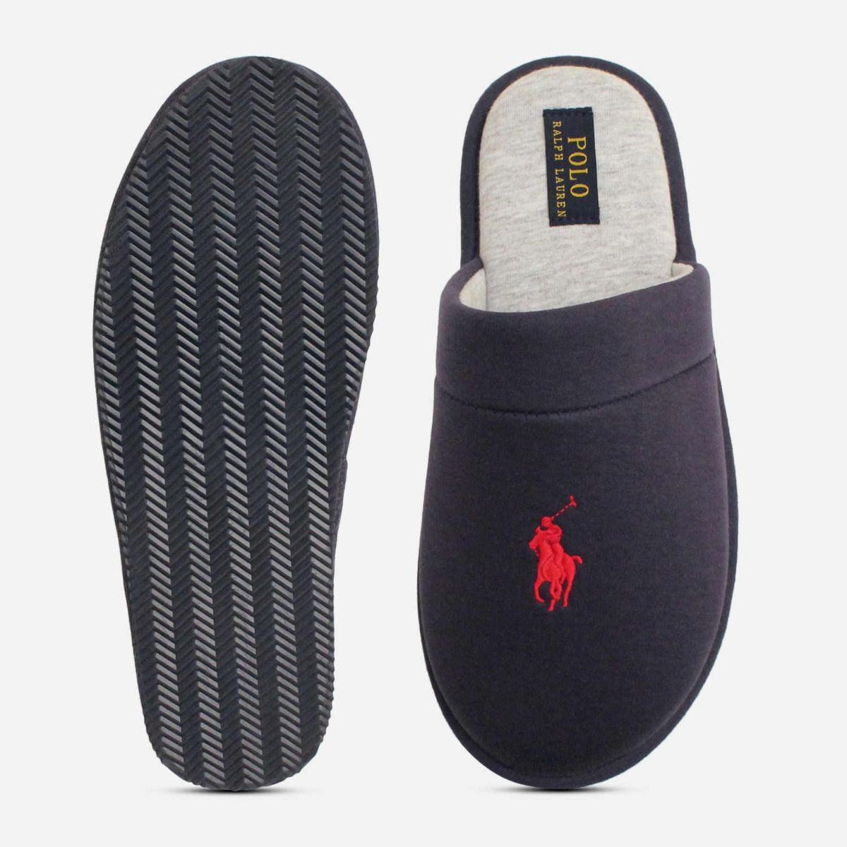 Ralph lauren navy discount slippers