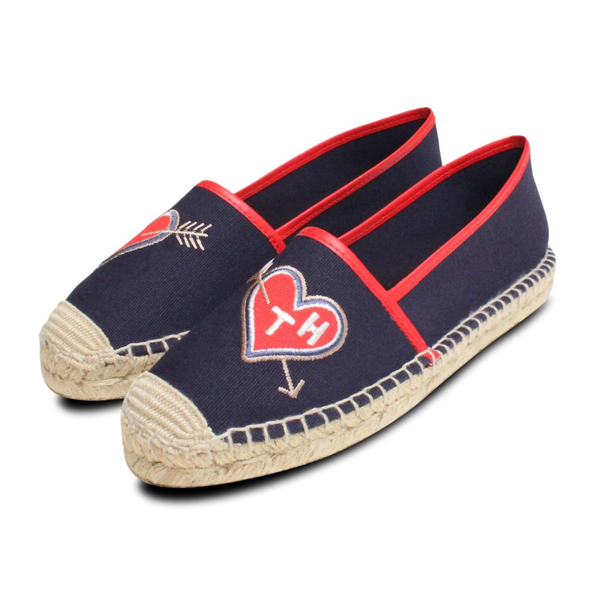Ladies Tommy Sunny Navy Blue Espadrilles
