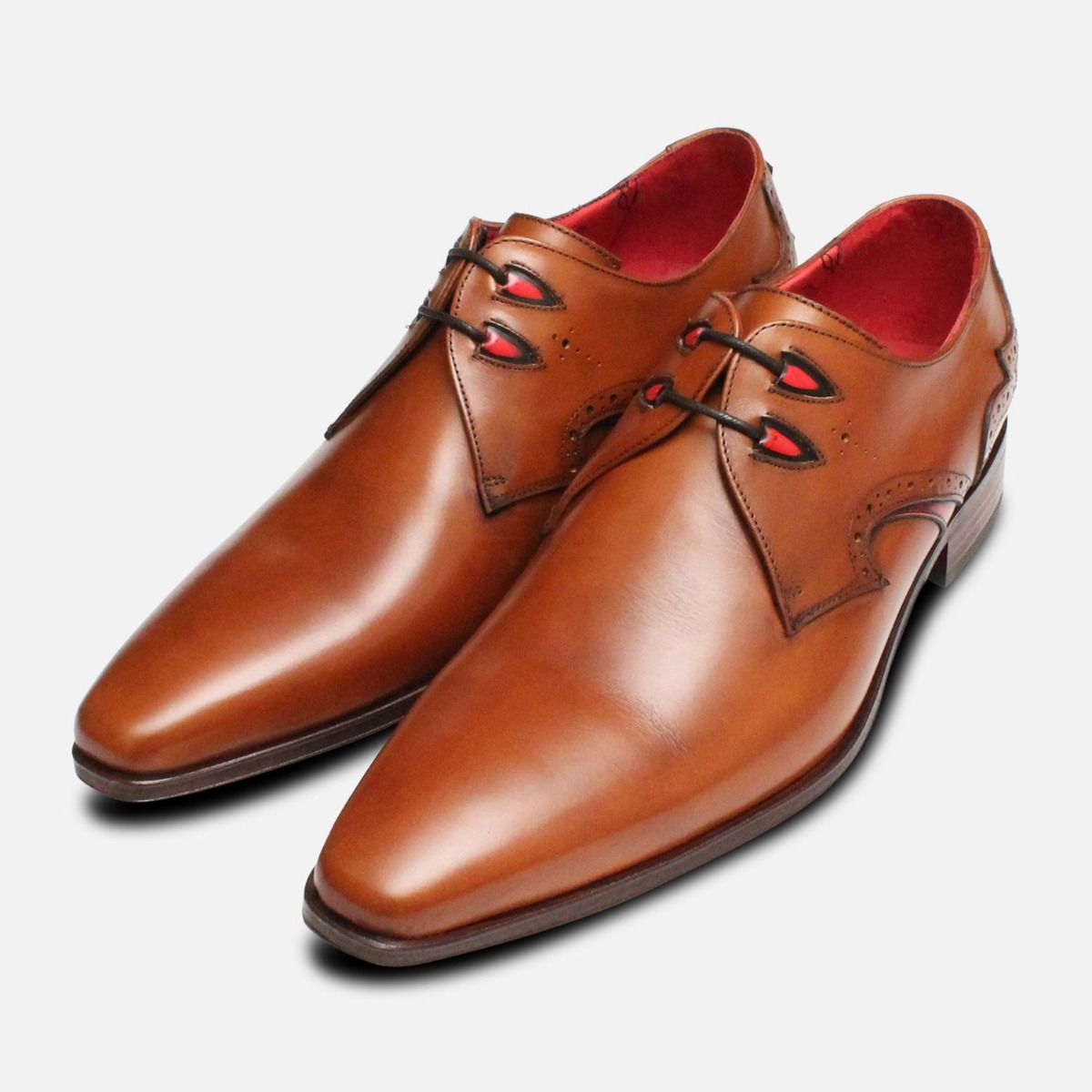 Mens tan pointed deals shoes