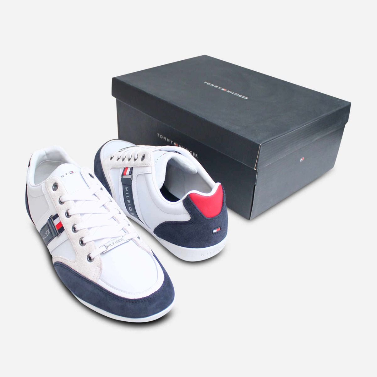 Tommy Hilfiger Red White & Blue Designer Cupsole Shoes