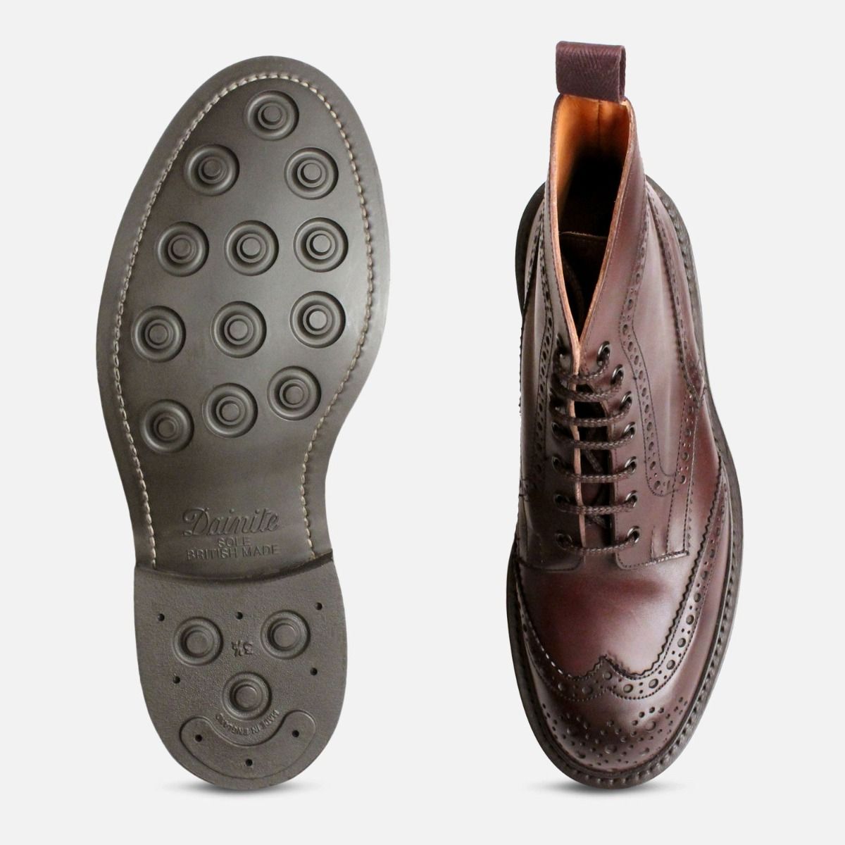 Trickers stow store burgundy