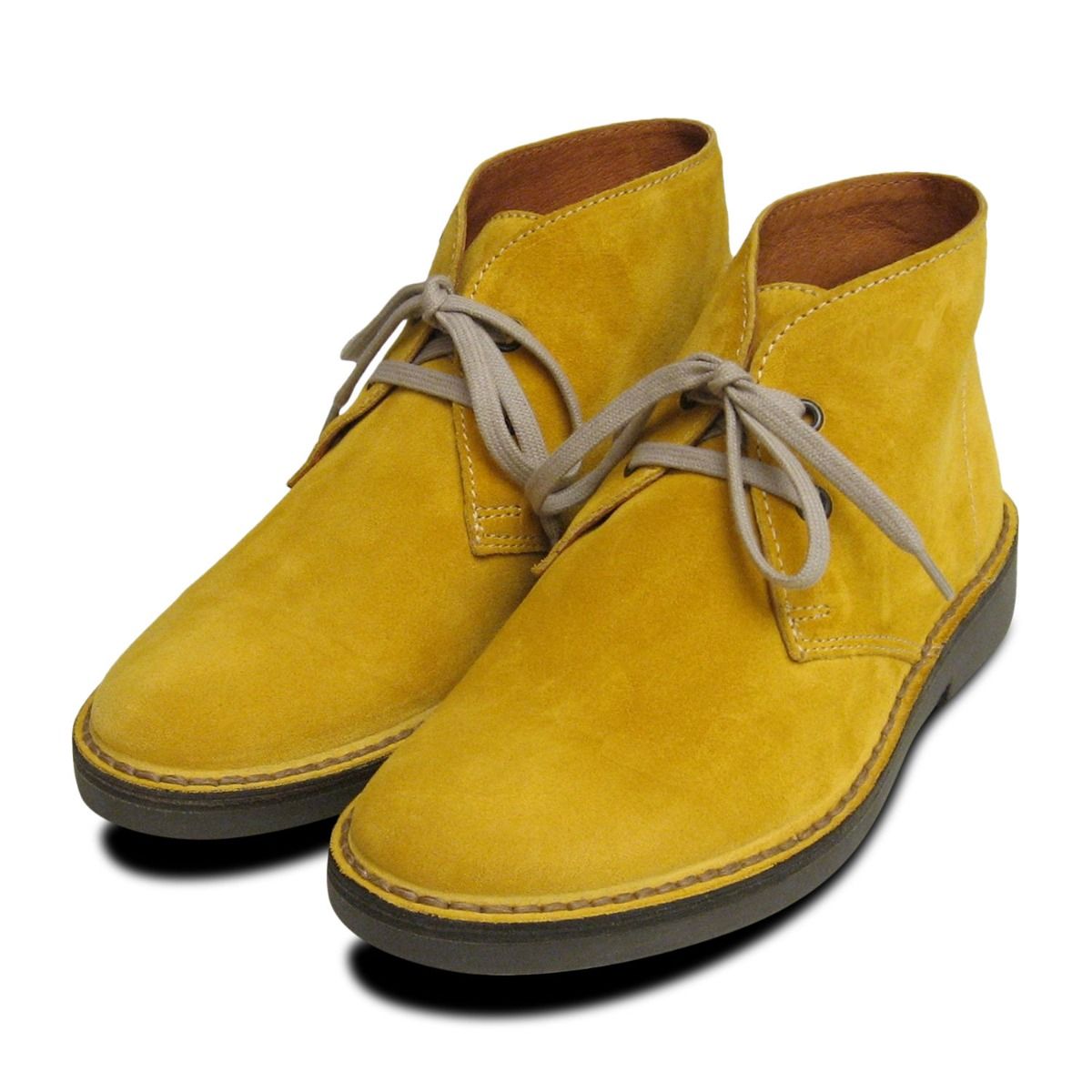 yellow chukka boots