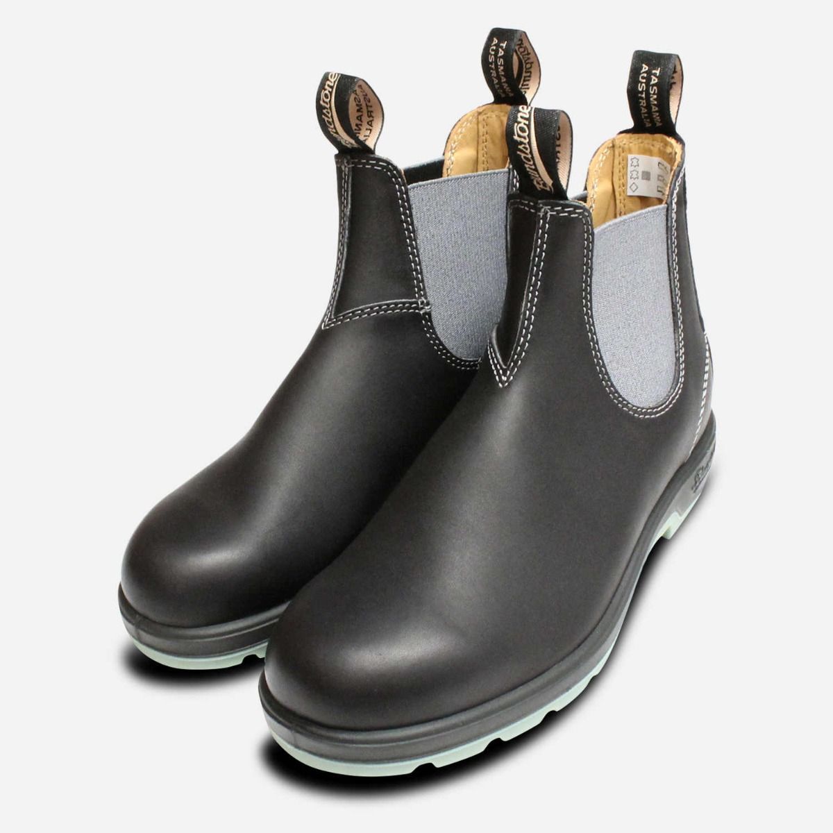 blundstone grey boots