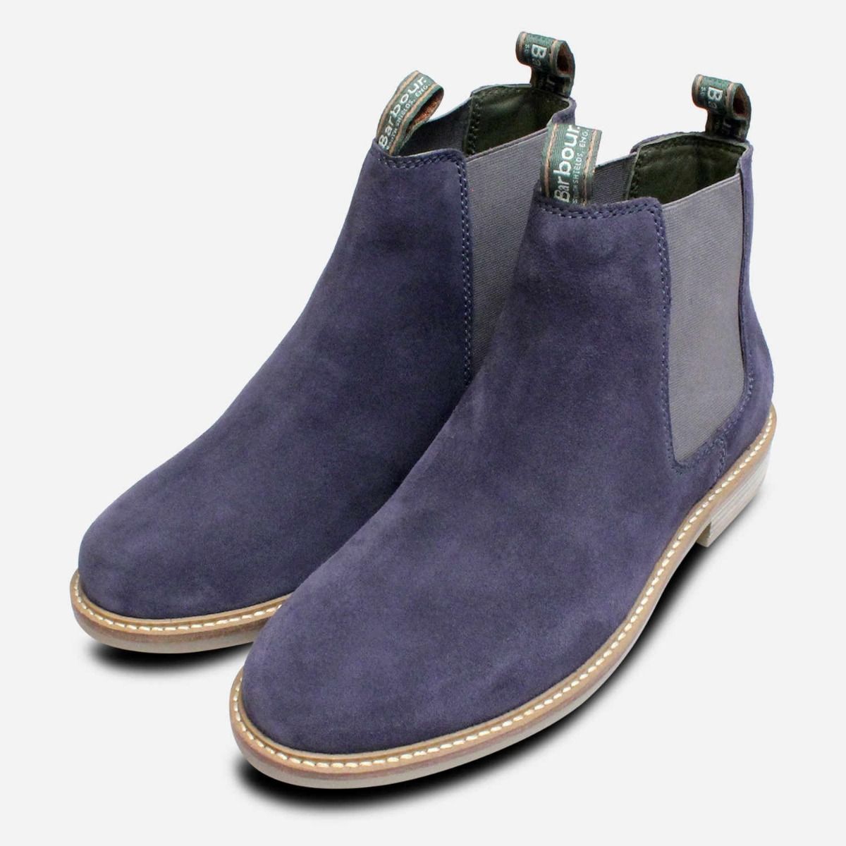 barbour blue boots