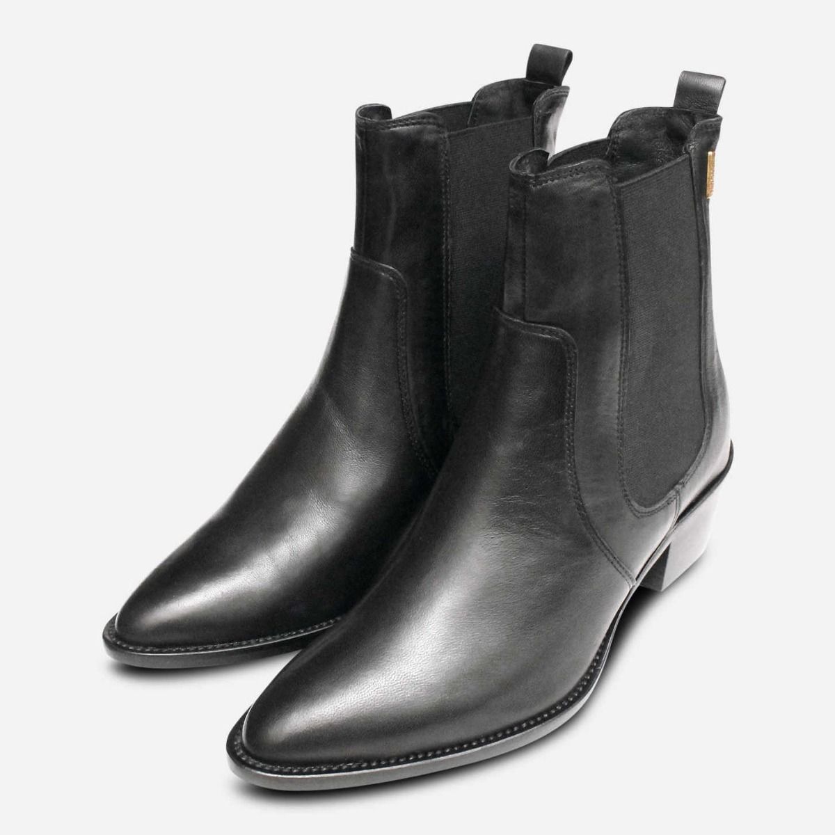 womens black barbour boots