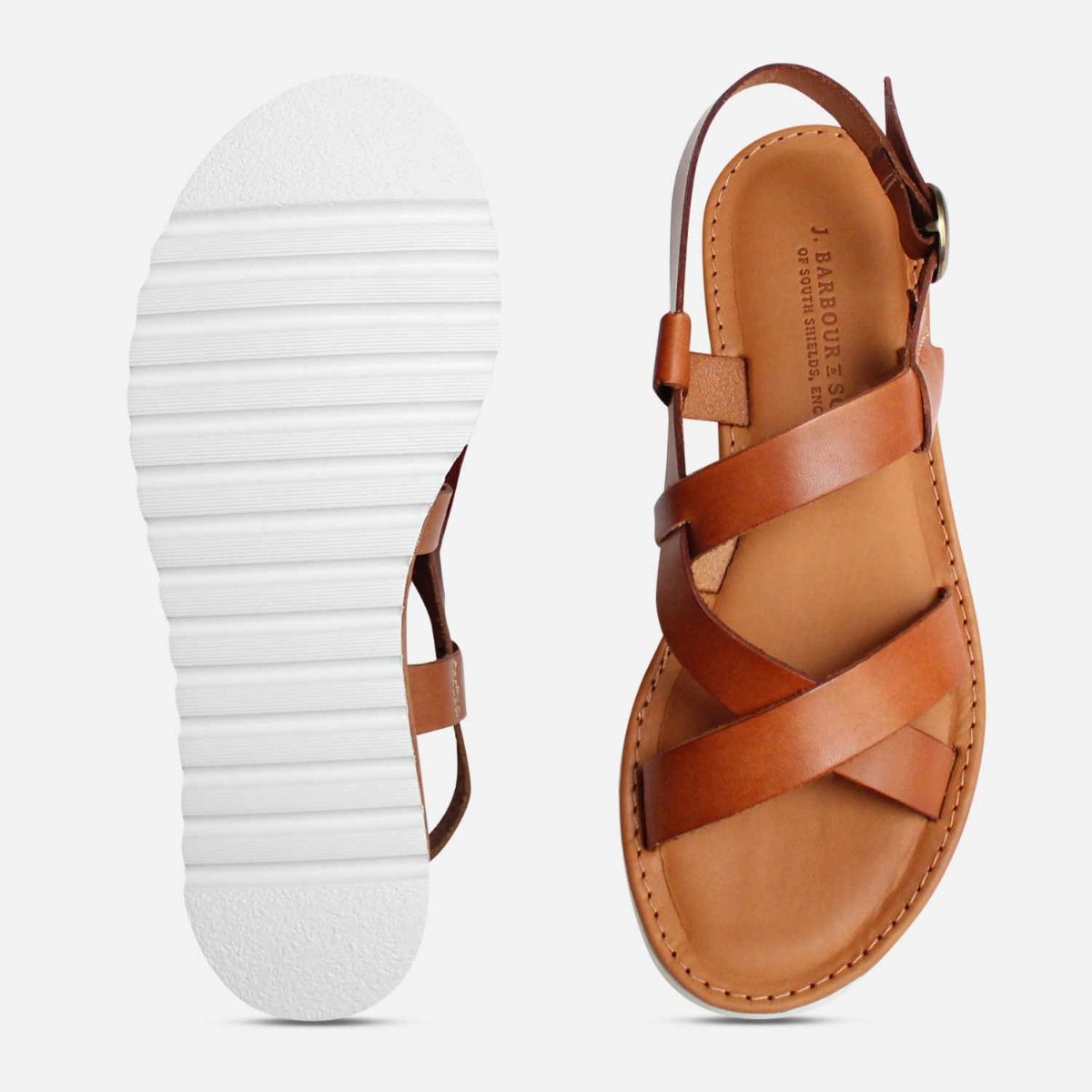 tan sandals flat