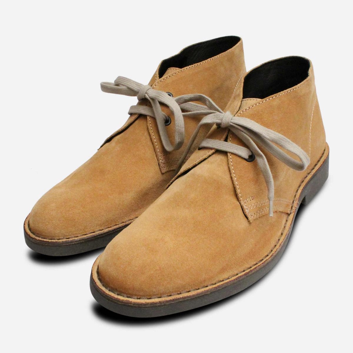 camel suede boots mens