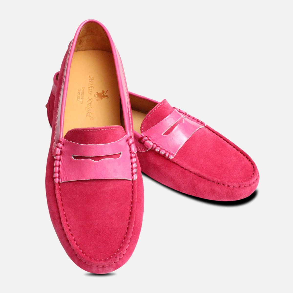 pink suede shoes