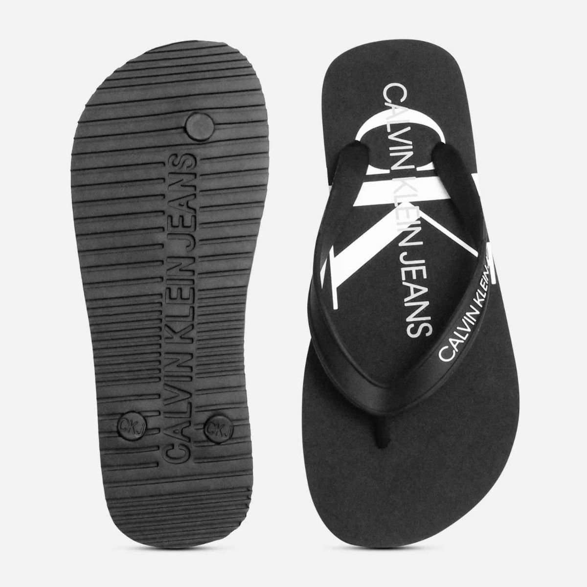 black designer flip flops womens