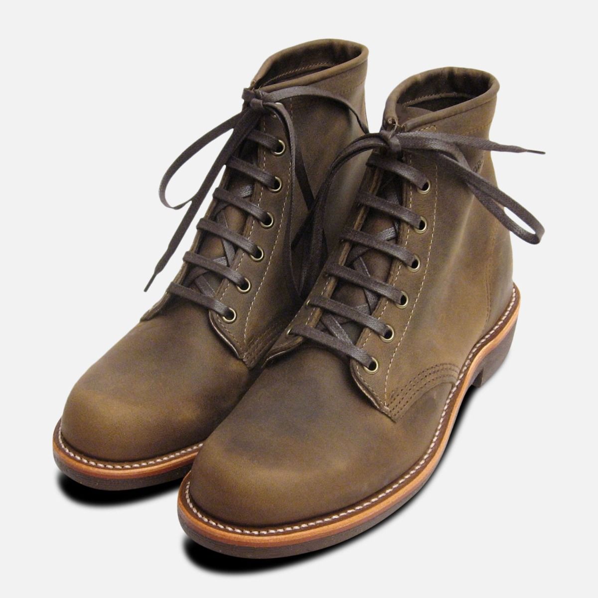 chippewa leather boots