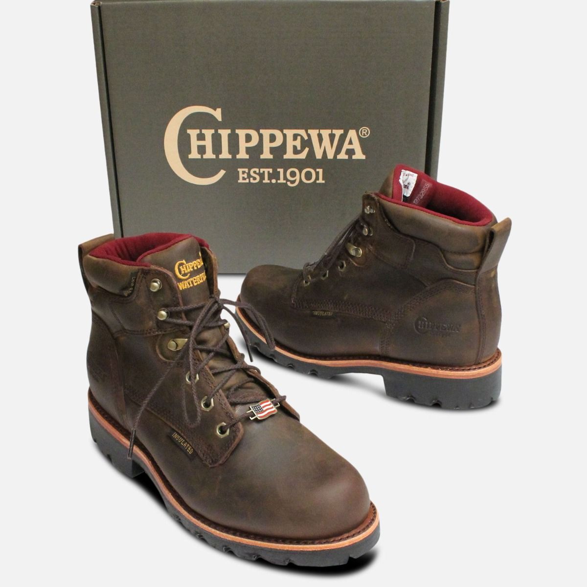 chippewa insulated waterproof boots