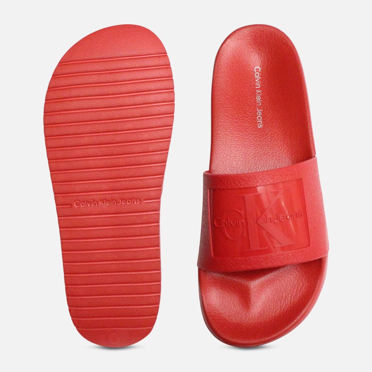 Dark Red Jelly Calvin Klein Sandals 