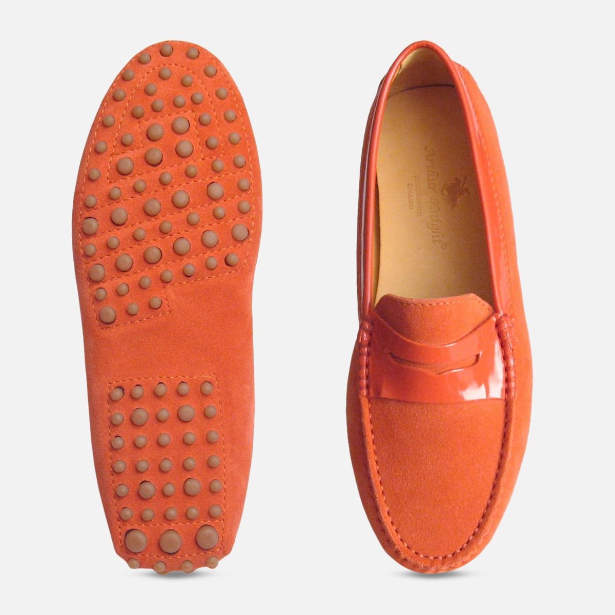 orange suede shoes ladies